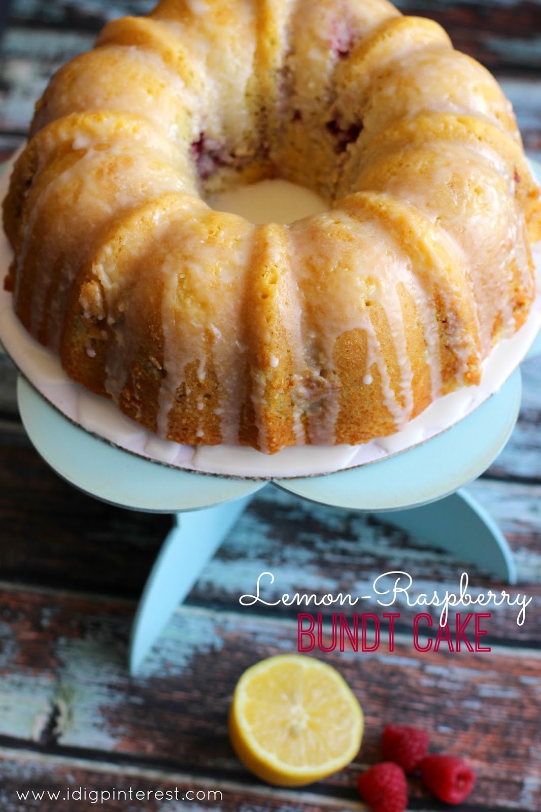 Lemon Raspberry Bundt Cake May Mystery Dish I Dig Pinterest