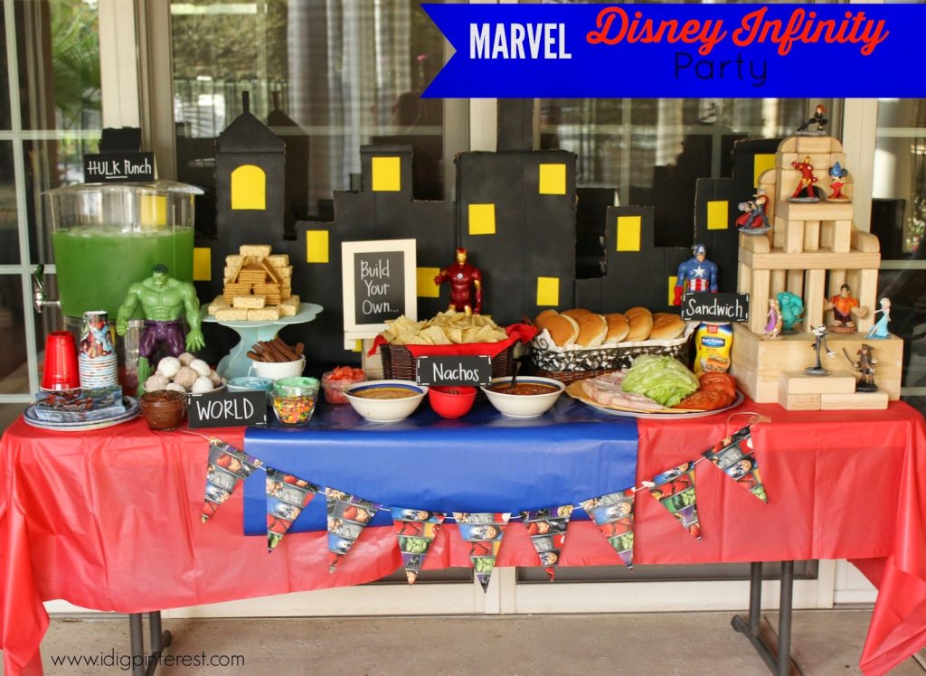 Marvel Disney Infinity Games Party Ideas I Dig Pinterest