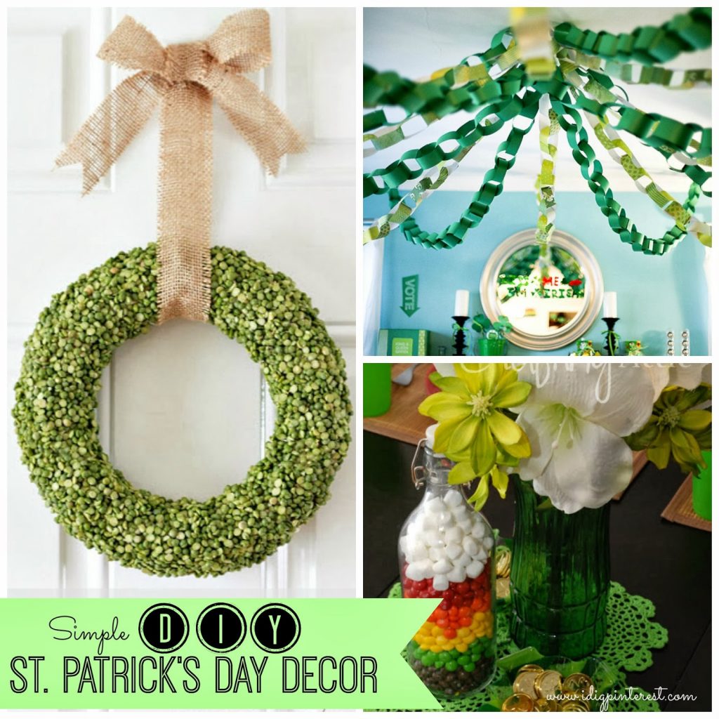 Simple Inexpensive DIY St Patrick s Day Decor I Dig Pinterest
