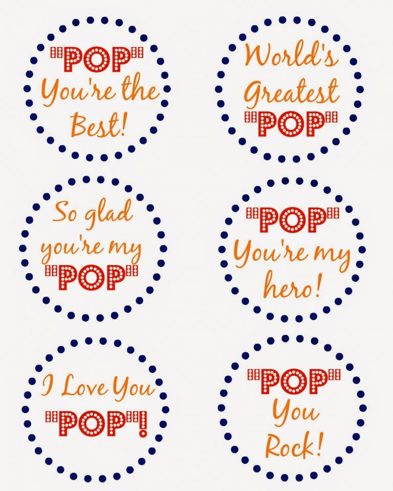 Free Pop Up Printables