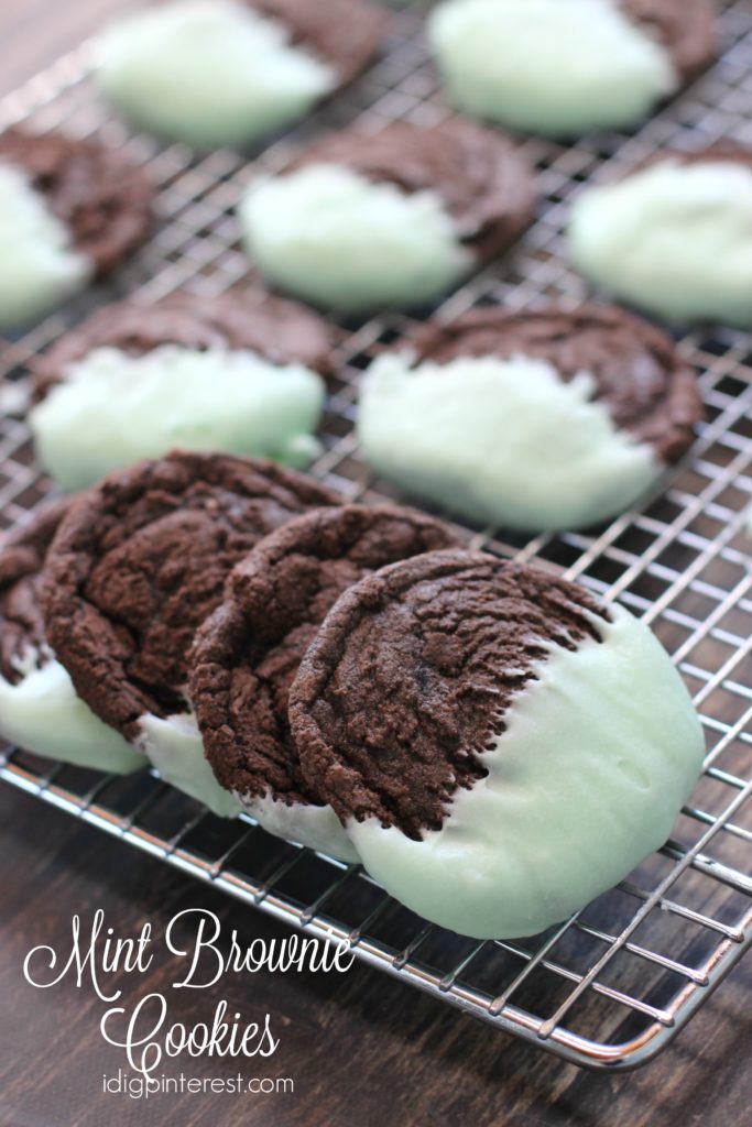 mint brownie cookies4