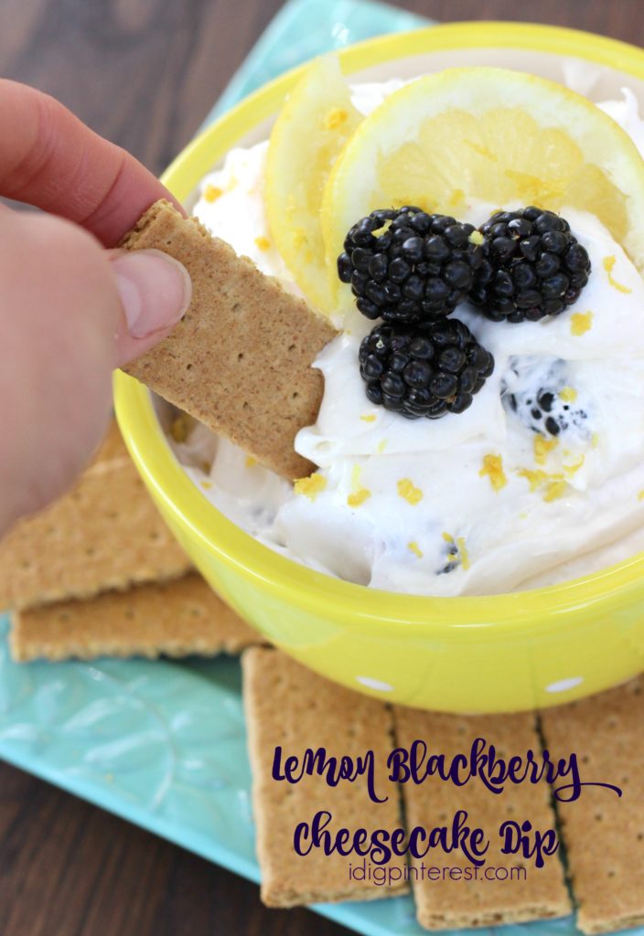 lemon blackberry cheesecake dip1