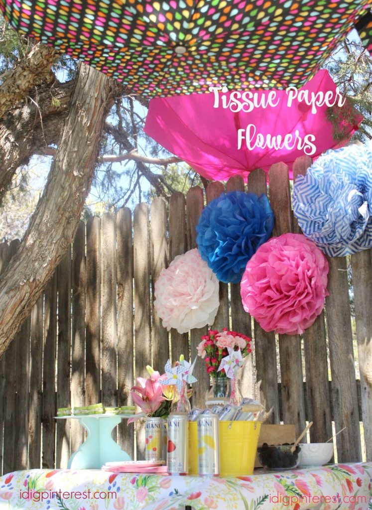 tissue paper flowers