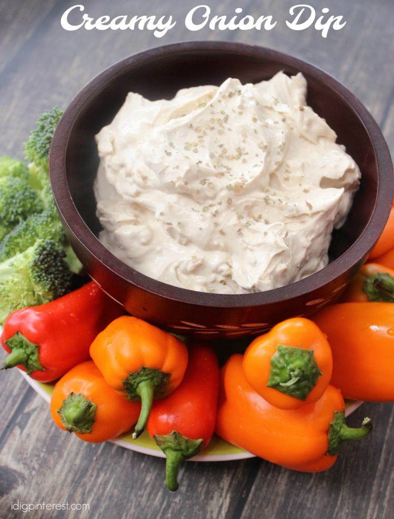 Creamy Onion Dip I Dig Pinterest