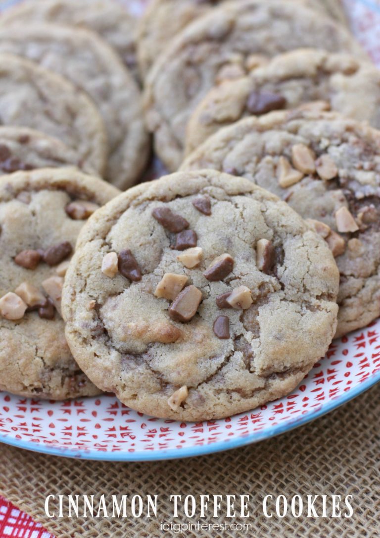 Cinnamon Toffee Cookies I Dig Pinterest