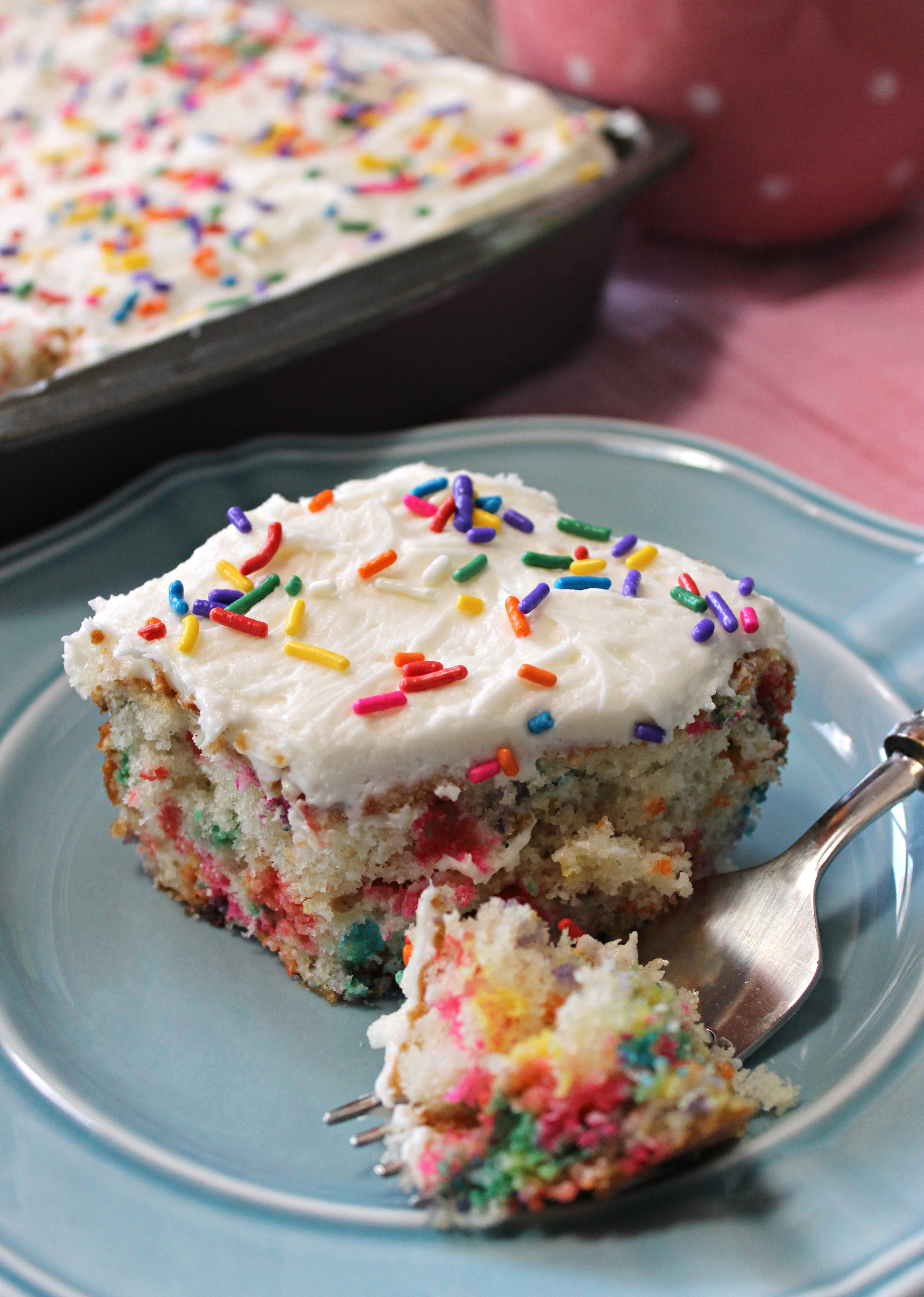 The Best Funfetti Cake Starting with a Boxed Mix 