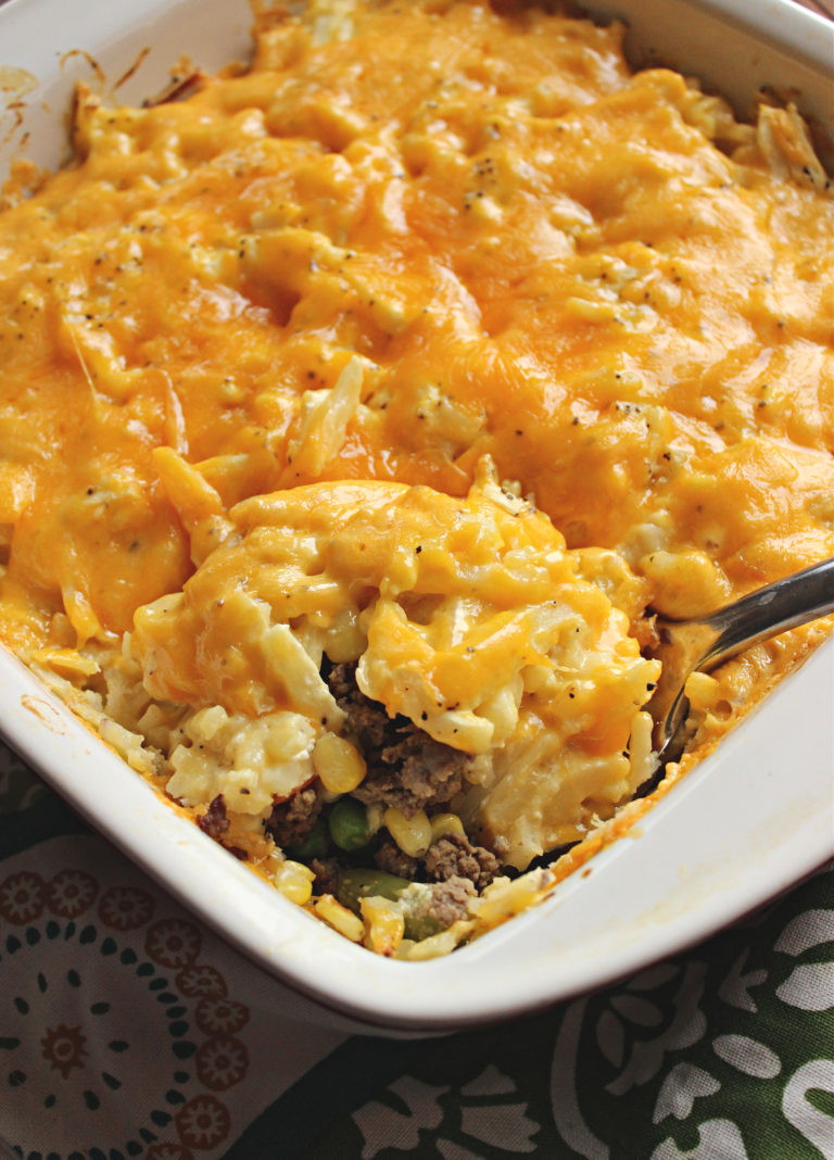 Hamburger Hash Brown Casserole I Dig Pinterest