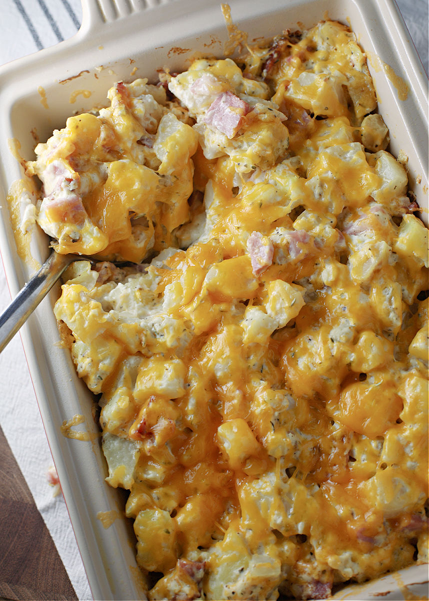 Cheesy Ham and Potato Casserole LaptrinhX / News