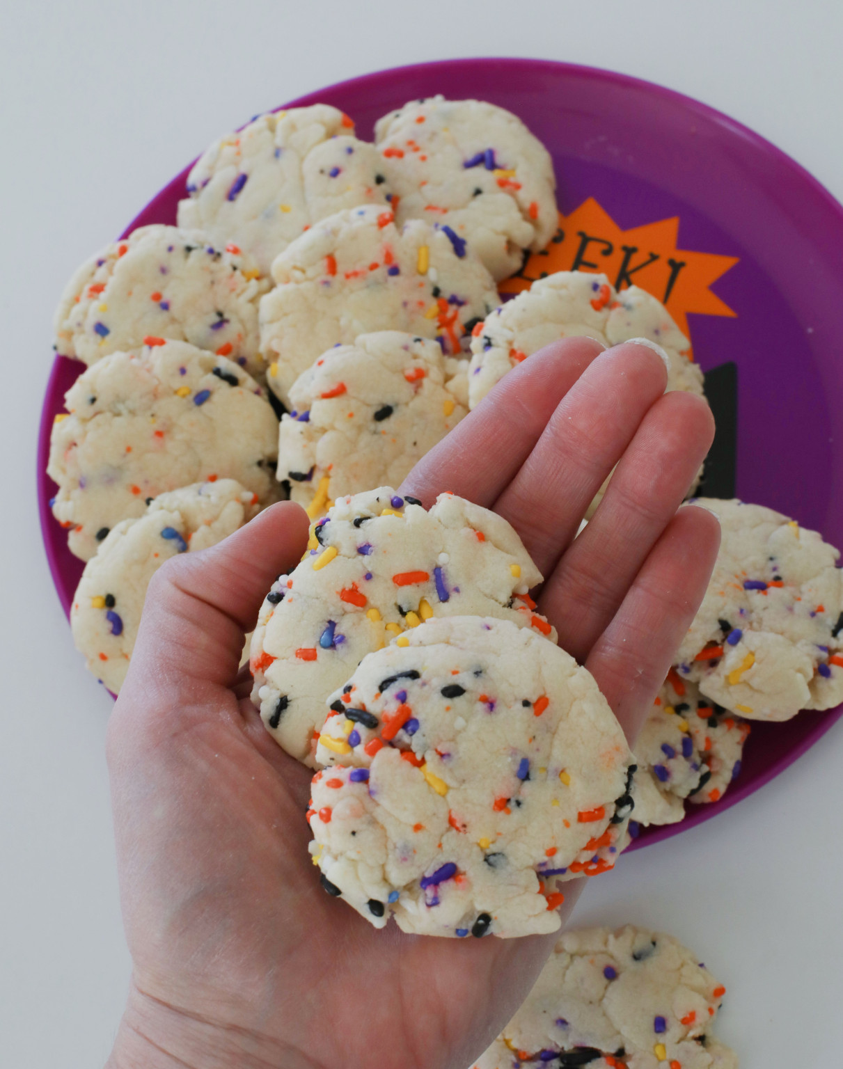 Halloween Funfetti Cake Mix Cookies I Dig Pinterest